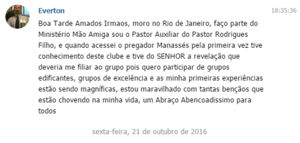 Depoimento de Everton