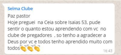 Depoimento de Maria Selma Rubin